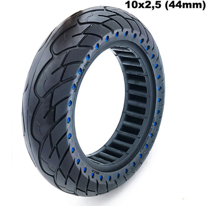 Rueda maciza ultraligera 10x2,5 - puntos azules (llantas de 44mm)