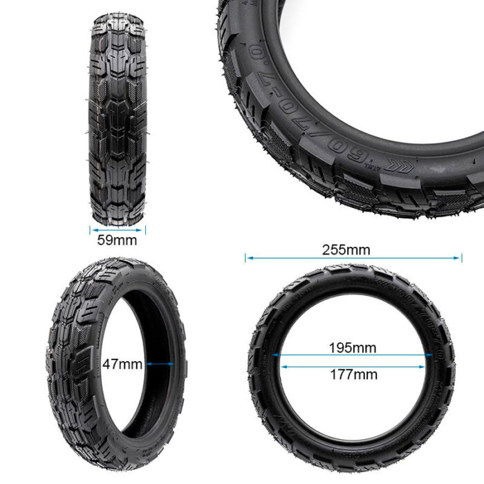 Neumático tubeless mixto 60/70-7 - Imagen 3