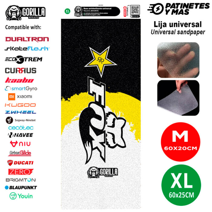 Base antideslizante universal Fox & Rockstar - Talla (XL-M) - Gorilla