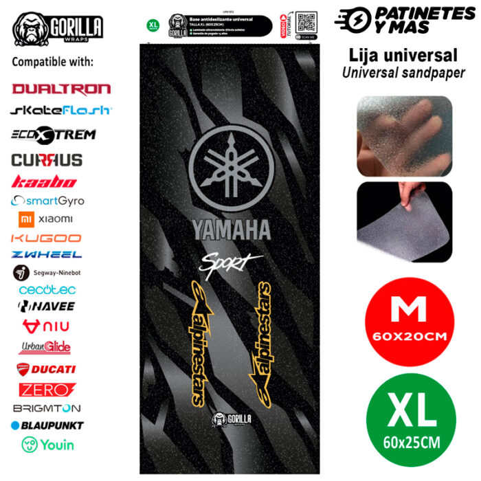 Base antideslizante universal Yamaha & Alphine - Talla (XL-M) - Gorilla