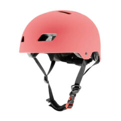 casco patinete rosa