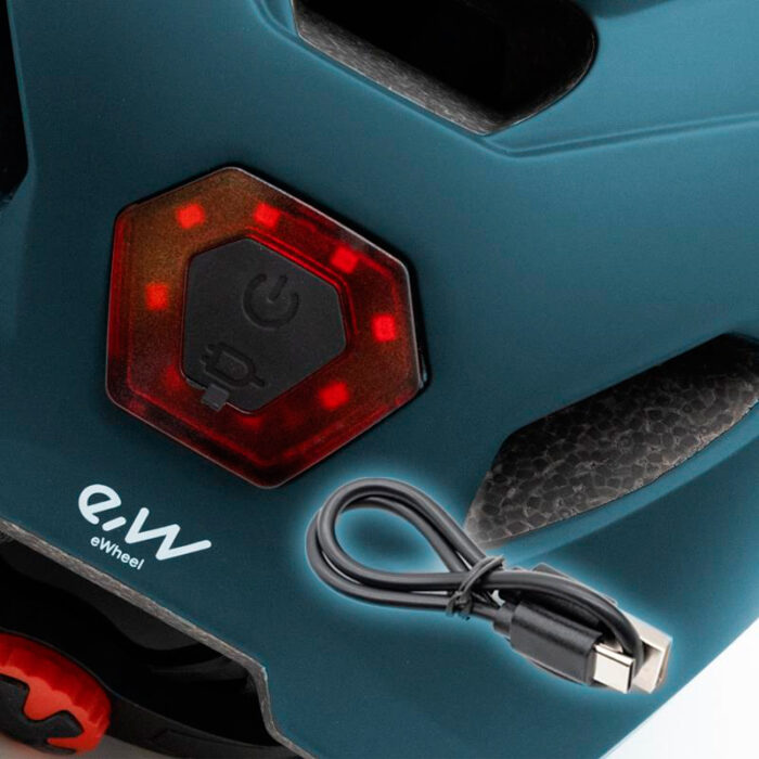 Casco con luz CP02 azul talla única - Imagen 4