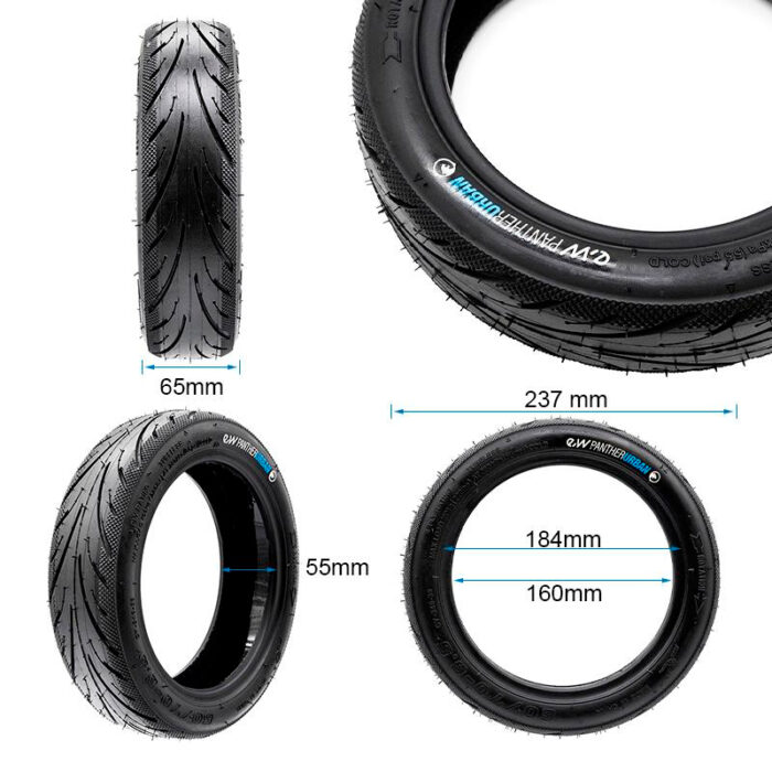 Neumático tubeless 60/70-6,5 EWHEEL PANTHERURBAN Con gel antipinchazos - Imagen 3