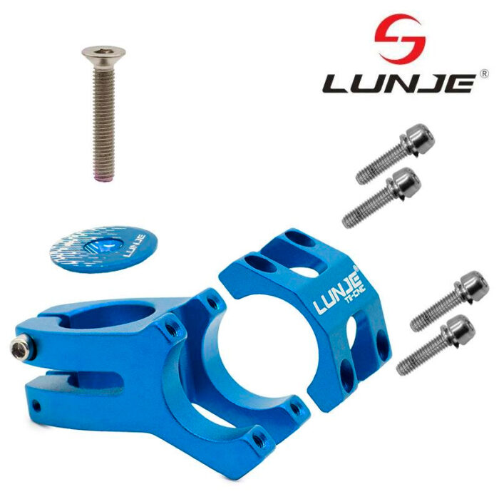 Potencia para manillares de 31,8mm azul - Imagen 2