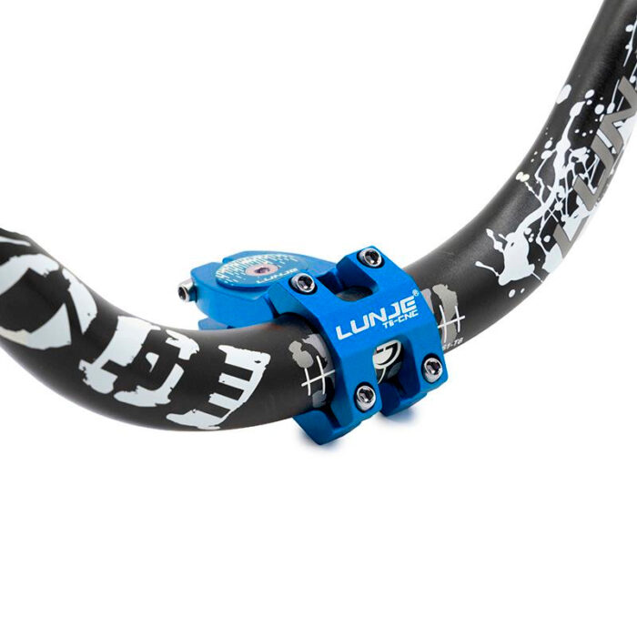 Potencia para manillares de 31,8mm azul - Imagen 4
