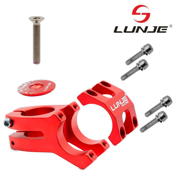 Potencia para manillares de 31,8mm rojo - Imagen 2