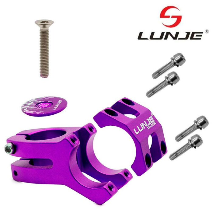 Potencia para manillares de 31,8mm violeta - Imagen 2