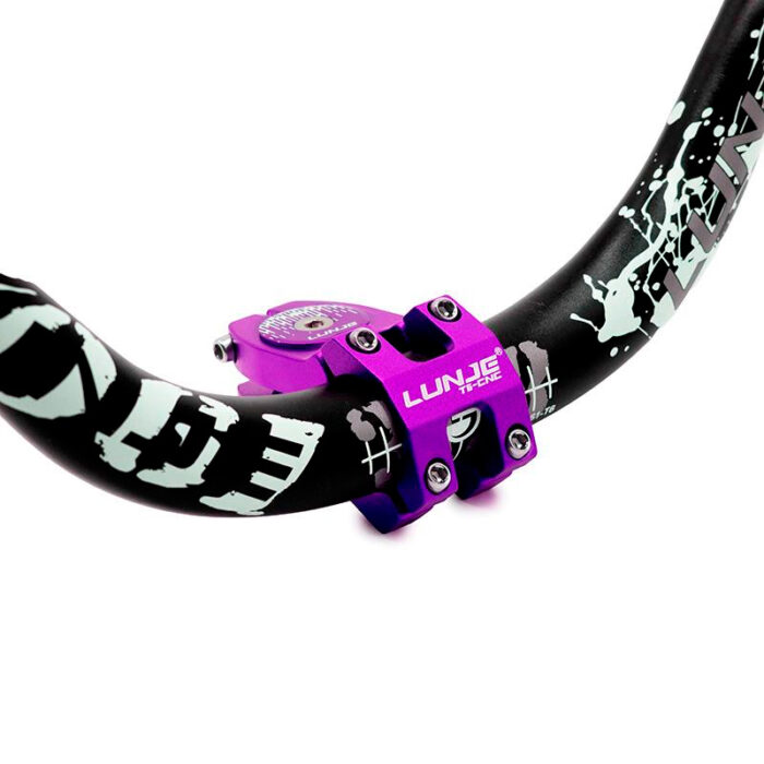Potencia para manillares de 31,8mm violeta - Imagen 4