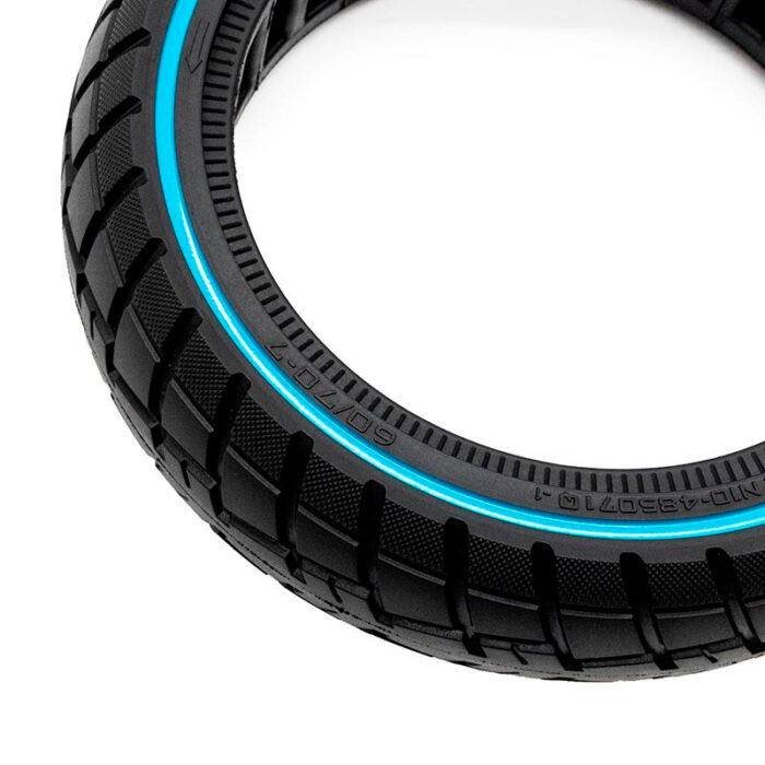 Rueda maciza ultraligera offroad 60/70-7/B50 - linea azul - Imagen 2
