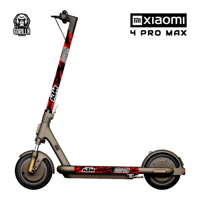 Vinilo KTM Red para Xiaomi 4 PRO / 4 PRO MAX - Gorilla Wraps - Imagen 2