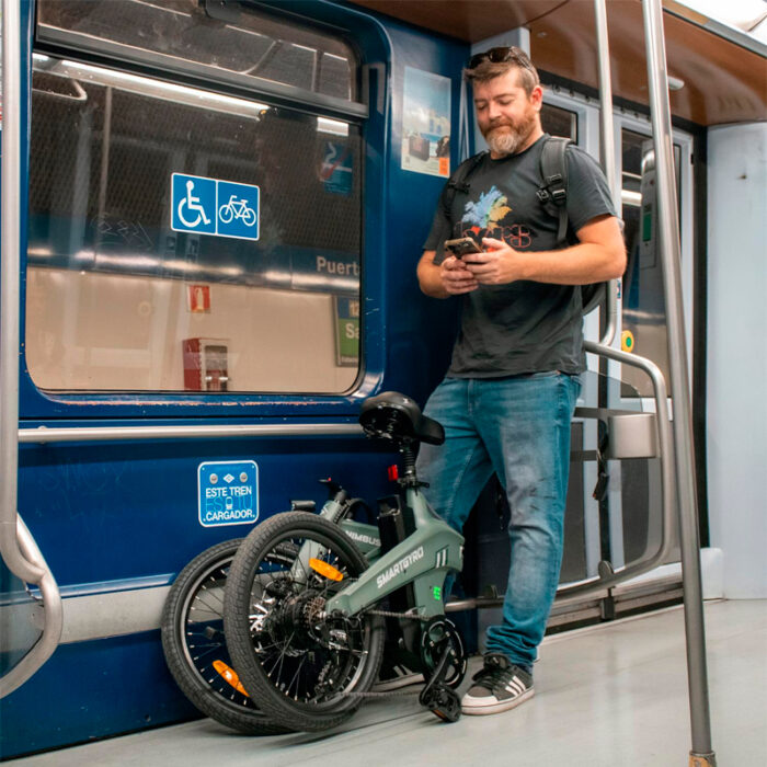 Bicicleta eléctrica Plegable Ebike SmartGyro Nimbus - Imagen 5