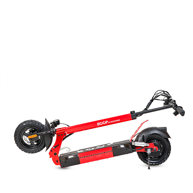 Patinete Eléctrico Ecoxtrem BOOP Rojo certificado DGT - Imagen 4